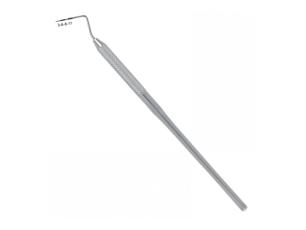 Classic-Round Periodontální sonda se značením barev fig. 11